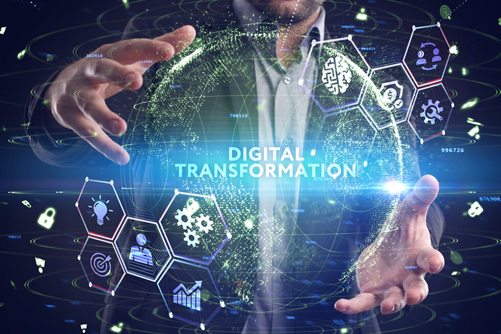 Concept of digitization of business processes and modern technol Transformation digitale